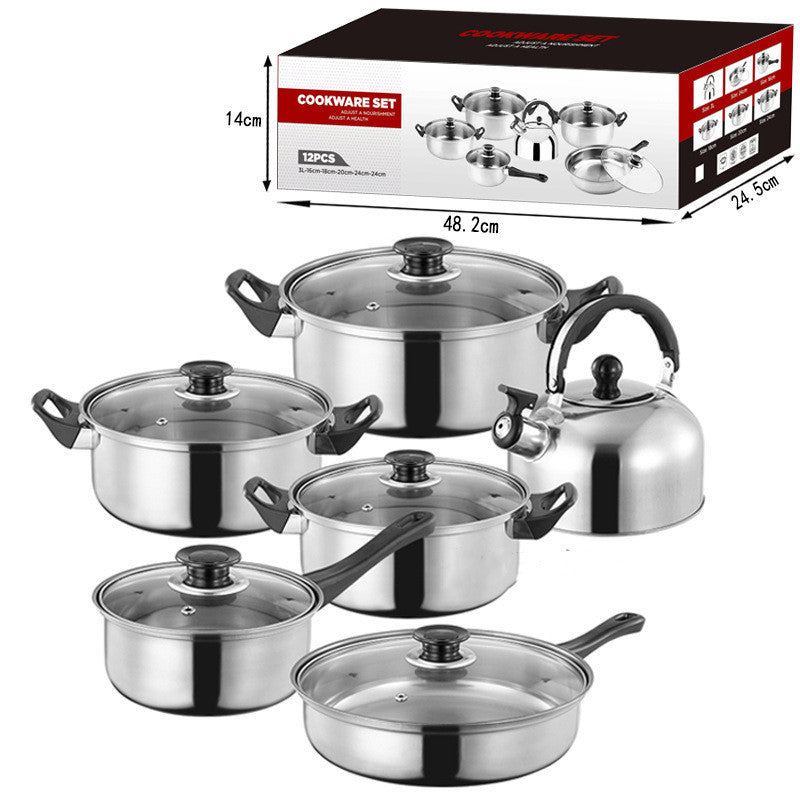 Unlock Culinary Excellence with Our Stainless Steel Pot Set